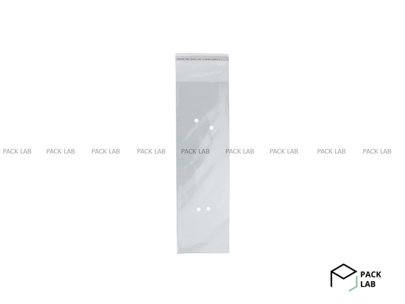 Packet PP 90*300 mm with perforation and adhesive tape